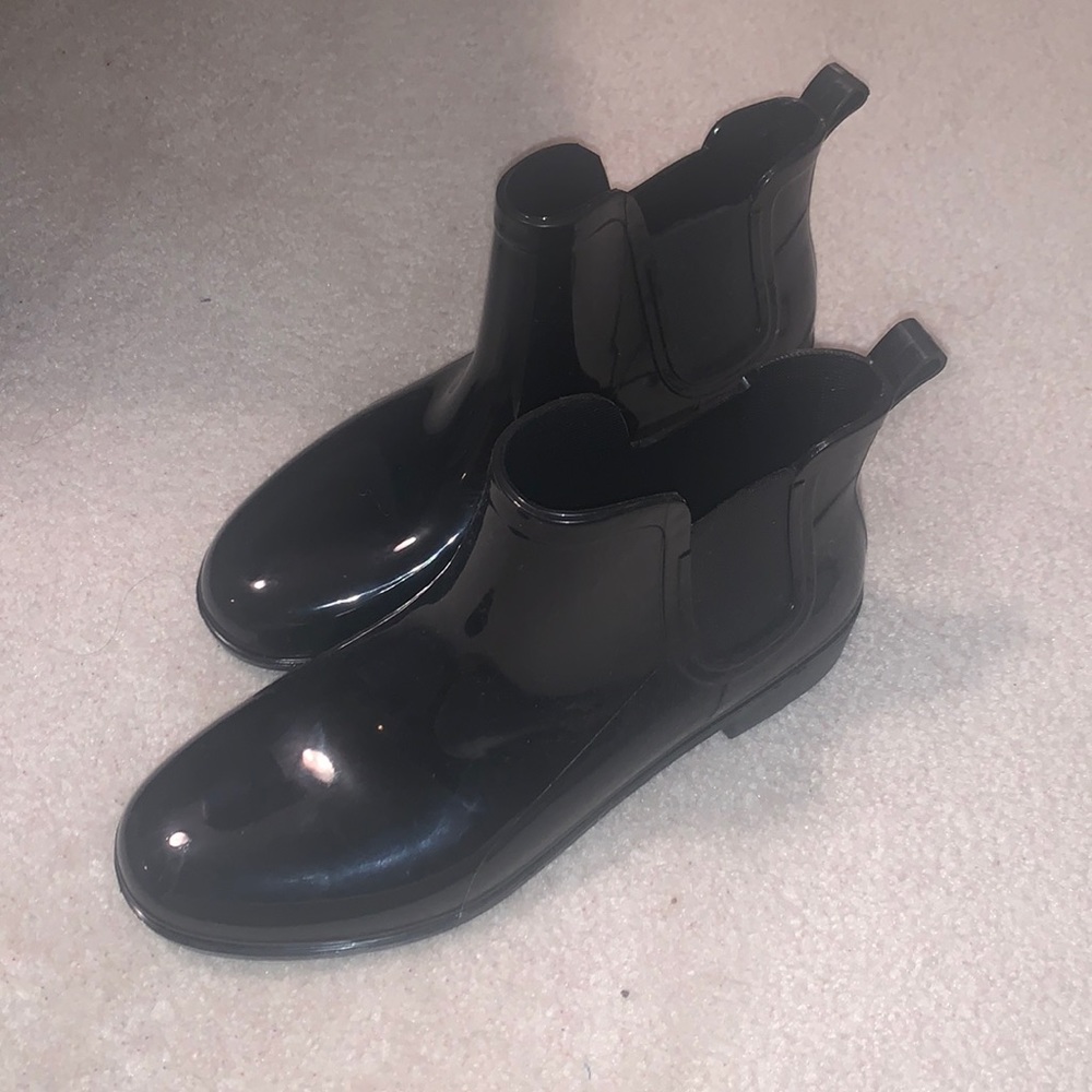 NEW Black Rubber Booties